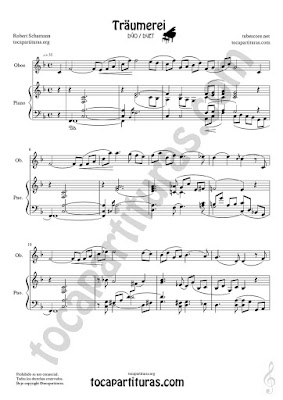 Oboe Partitura de Sheet Music for Oboe Music Score PDF/MIDI de Oboe