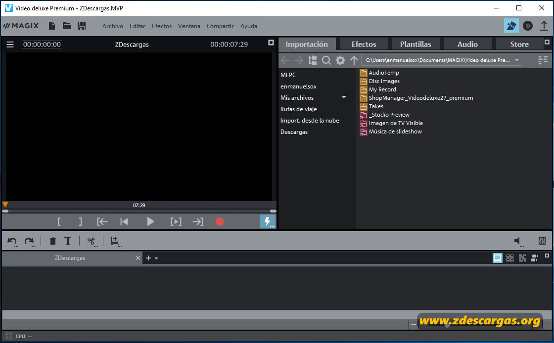 MAGIX Movie Edit Pro Full Español