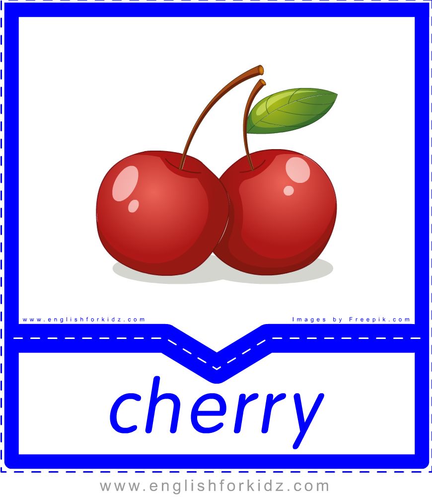 Как по английски вишня. Вишня карточка для детей. Маркировка вишня для детского сада. Cherry английский для детей. Cherry на английском.