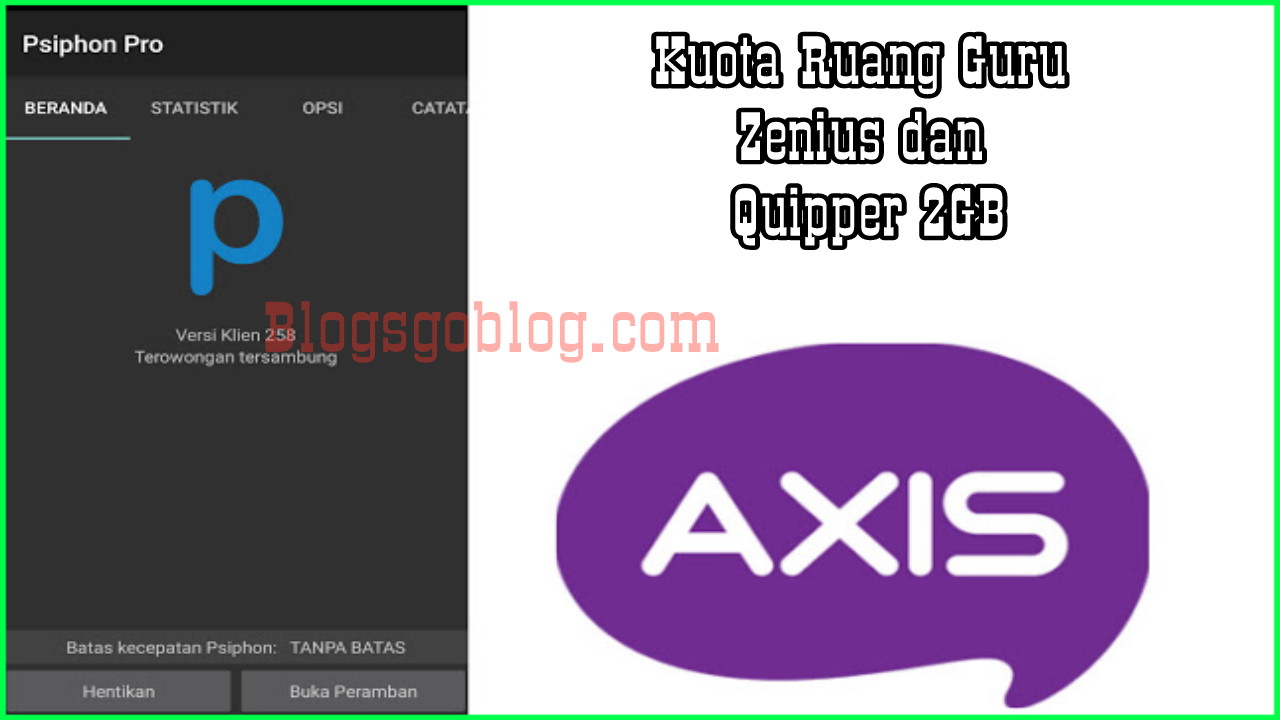 √ Cara Ubah Kuota Ruang Guru Axis 2Gb Jadi Flash Psiphon √ Cara Ubah Kuota Ruang Guru Axis 2Gb Jadi Flash Psiphon