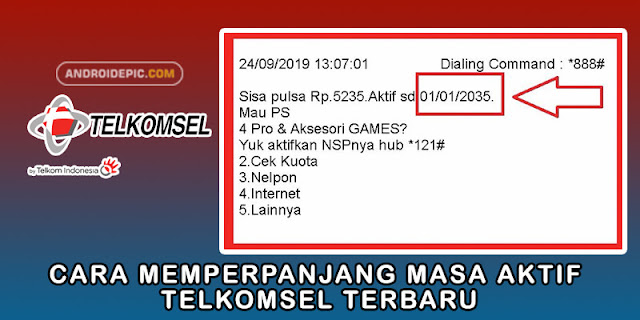 Cara Memperpanjang Masa Aktif Telkomsel Terbaru