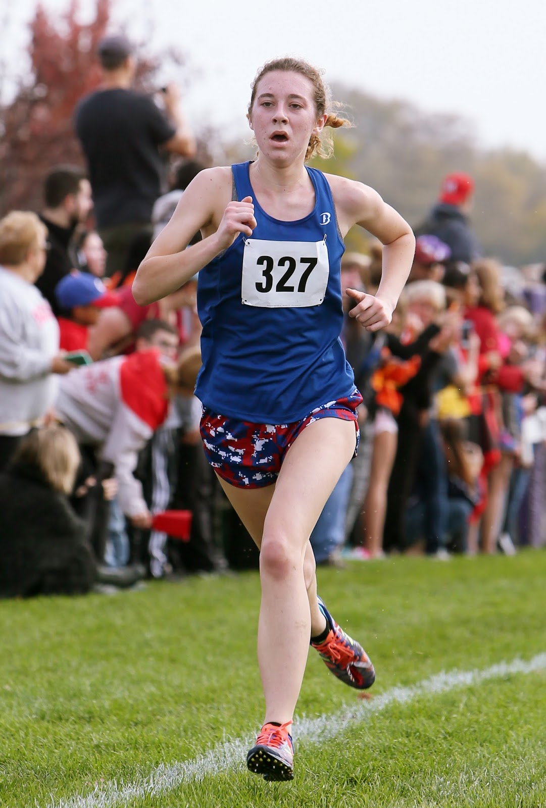 Mark Kodiak Ukena IHSA Girls Class 3A Waukegan Cross Country Sectional