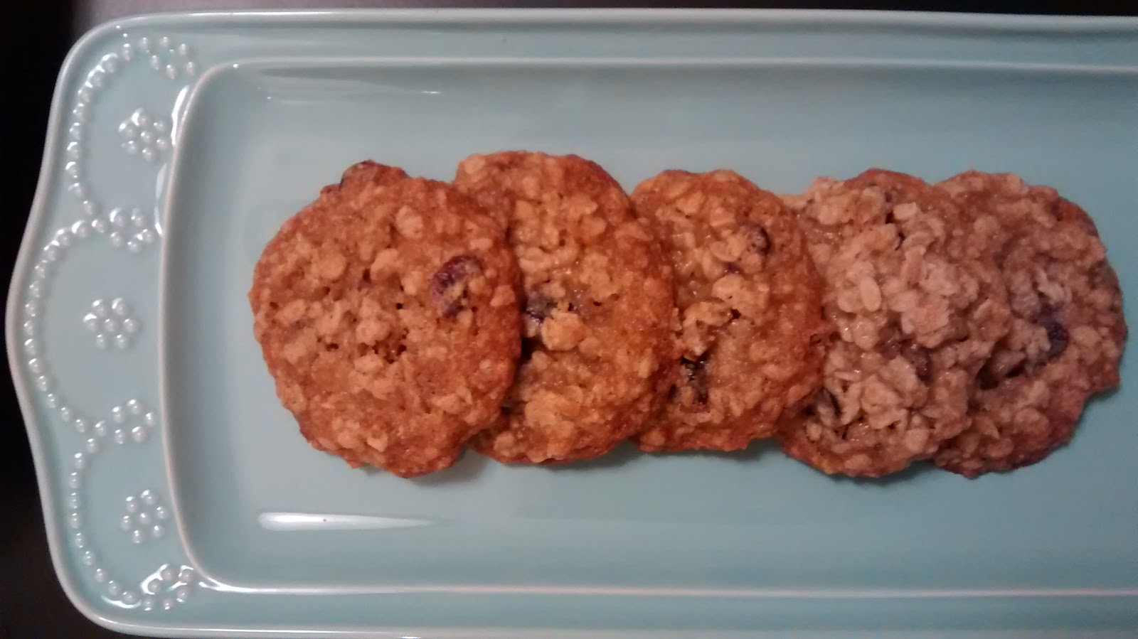 Sunny day, sweeping the clouds away.... Oatmeal CranberryOrange