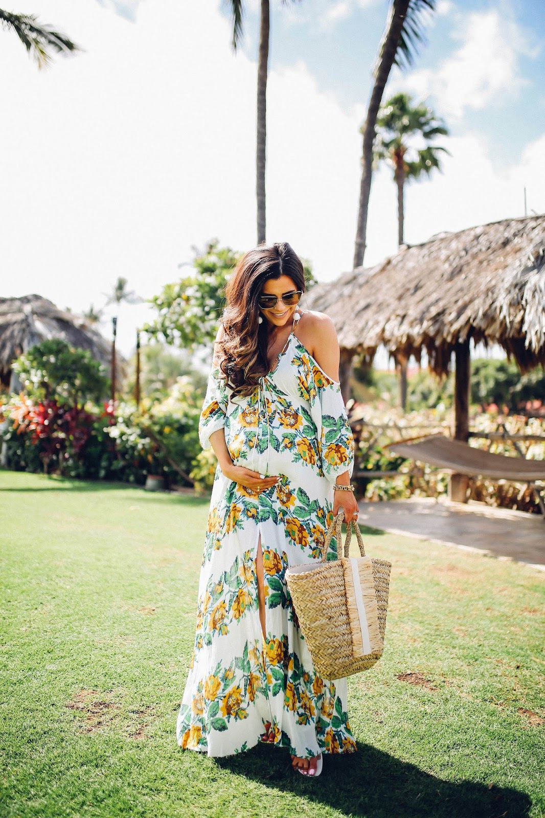 Floral Maxi Dress in Maui | The Sweetest Thing
