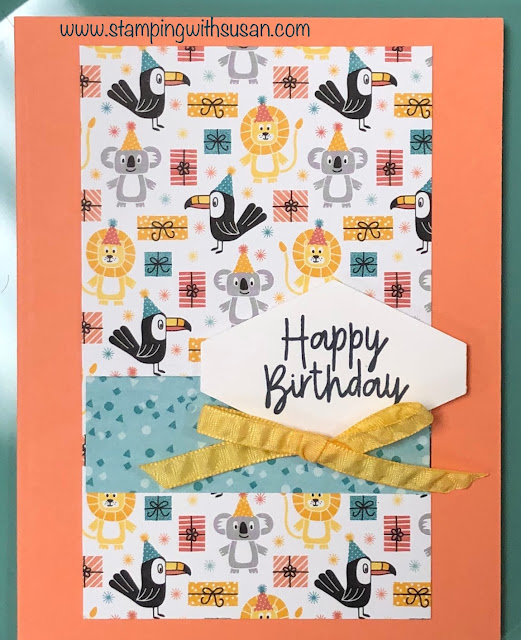 Stampin' Up!, Birthday Bonanza, www.stampingwithsusan.com, 2020 Mini Catalog, Tailored Tag,