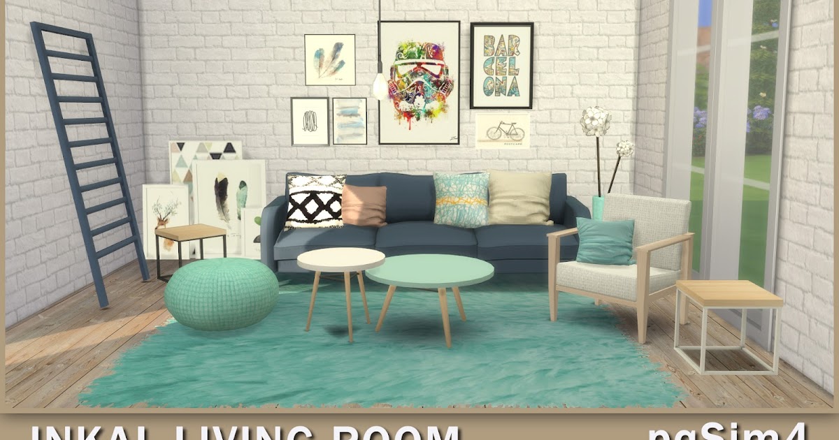 gigantic living room sims 4