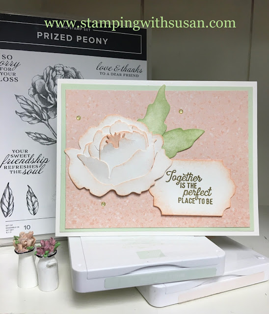 Stampin' Up!, Prized Peony, Silhouette Scenes, www.stampingwithsusan.com, 