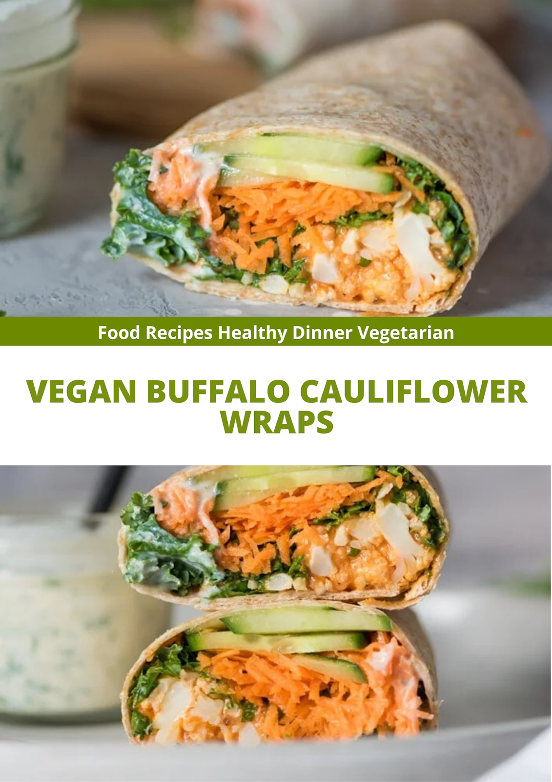 VEGAN BUFFALO CAULIFLOWER WRAPS vegan-buffalo-cauliflower-wraps