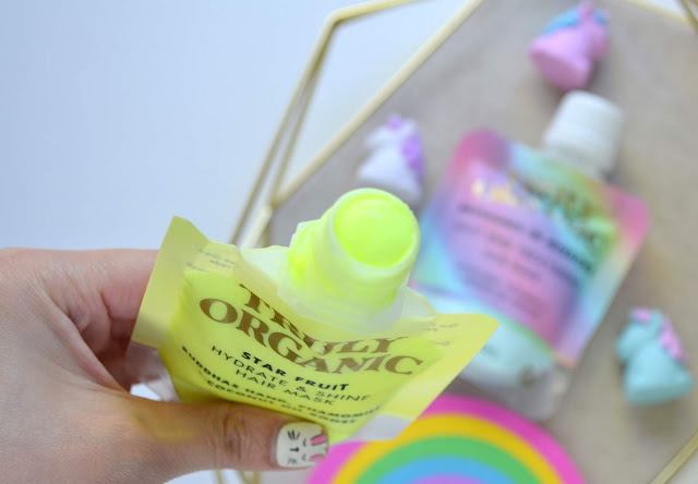 Truly Organic Rainbows in Mirrors, Star Fruit and the Star Kisser Jelly Lip Plumping Mask