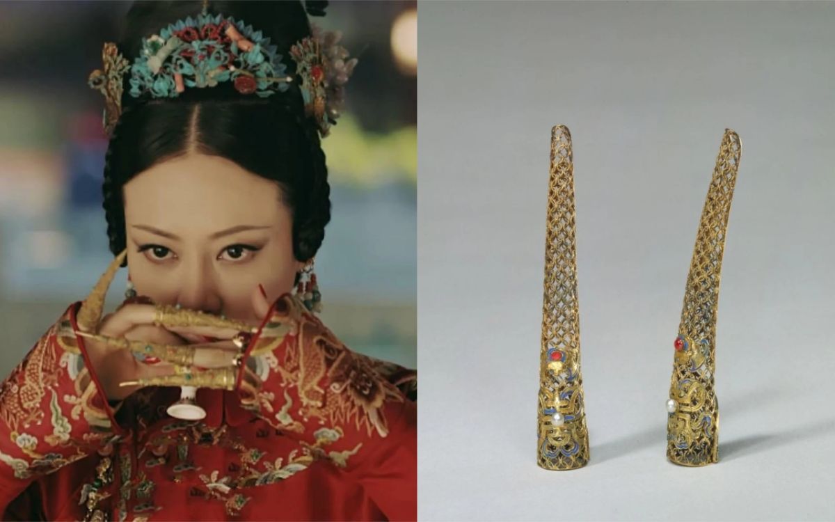 Vintage Photos Showing Chinese People Wearing Fingernail Guards From