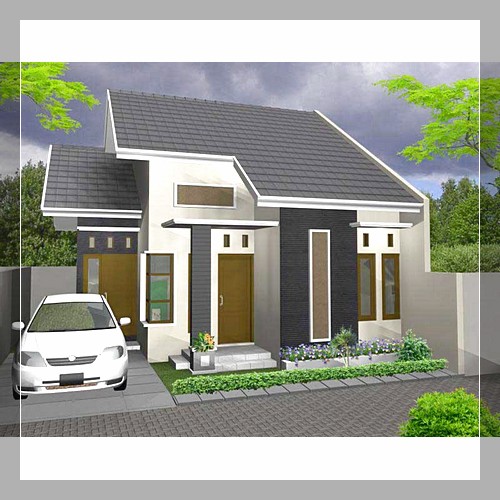 Desain Rumah Type 36/60 Minimalis - Denah Rumah Minimalis 1 Lantai