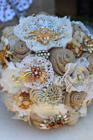 Vintage Glam Wedding Bouquet