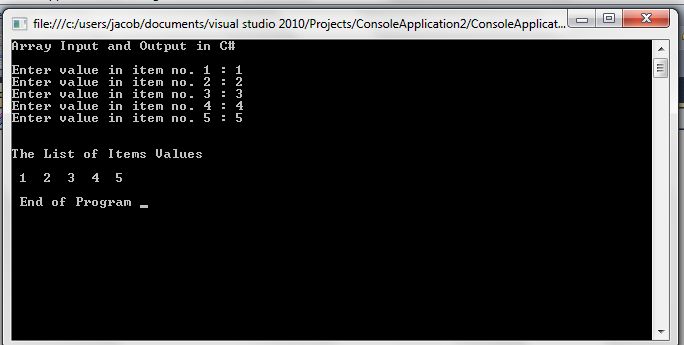 Free Programming Source Codes and Computer Programming Tutorials: Array ...