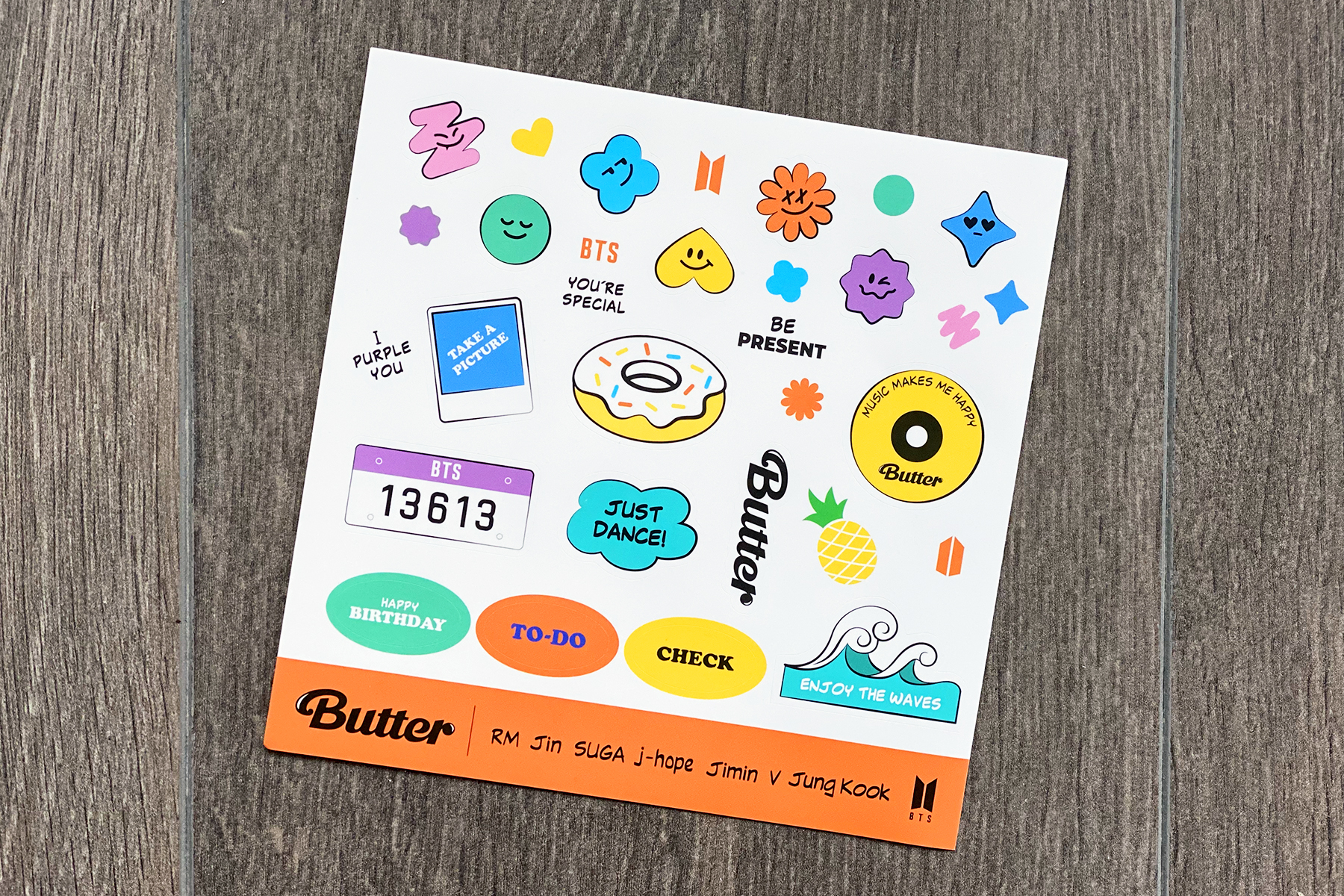 Unboxing BTS — "Butter" Single CD Peaches Version CIRCUITS OF FEVER