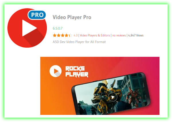 Video Player Pro v6.5.0.8 APK Android! [Pagada][DPK]