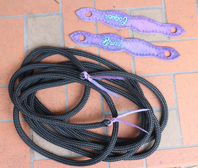 How to Tie a Mecate onto Slobber Straps