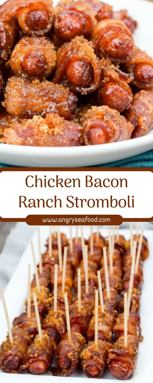 Chicken Bacon Ranch Stromboli Chicken Bacon Ranch Stromboli