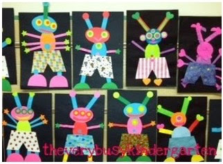 Art Sub Lessons: Art Sub Plan - Aliens Love Underpants