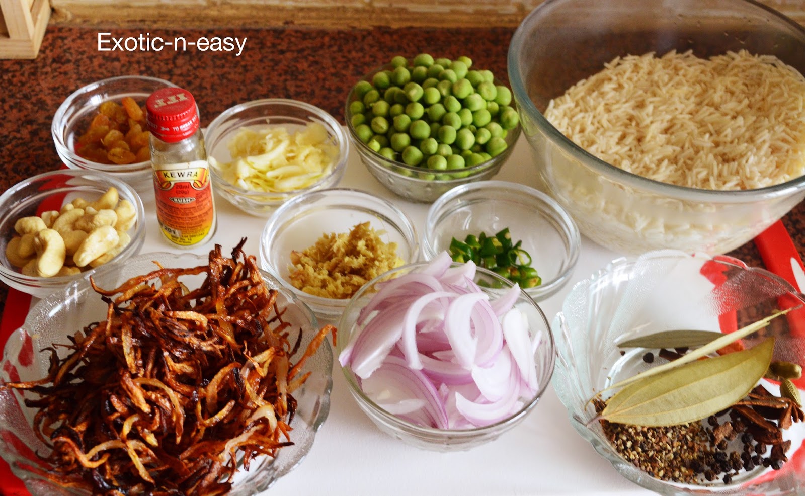exoticneasy cooking Kewra Dry Fruit Rice