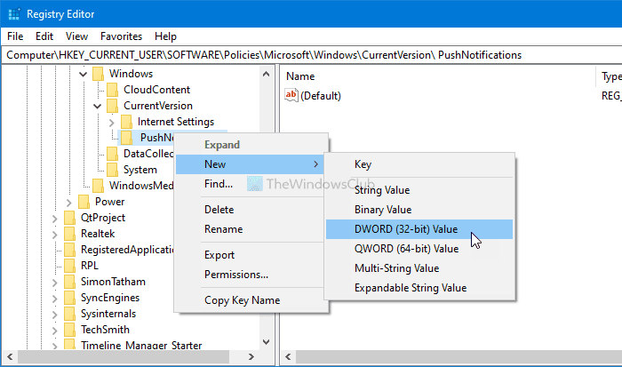 วิธีเปิดหรือปิดการแจ้งเตือนจากแอพและผู้ส่งอื่นๆ โดยใช้ Windows Settings