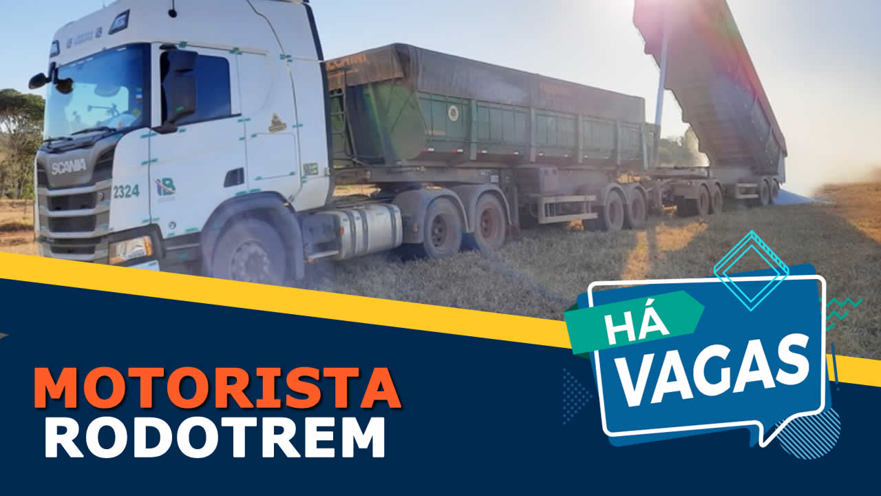 vaga para motorista rodotrem