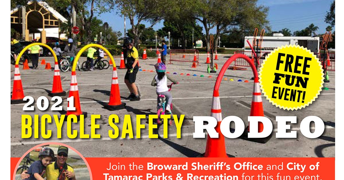 City OF Tamarac 2021 Bike Safety Rodeo Miami Bike Scene