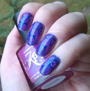 Kleancolor Neon Sapphire and Apipila Super Plate B