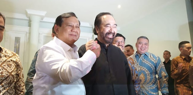 Jokowi Minta Prabowo Jadi Juru Damai Mega-Paloh? Jokowi Minta Prabowo Jadi Juru Damai Mega-Paloh?