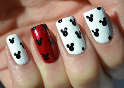 mickey mouse nail nails disney designs cartoon decoradas unas marvelous polish ears minnie micky simple unhas mickeymouse acrylic easy fingernails
