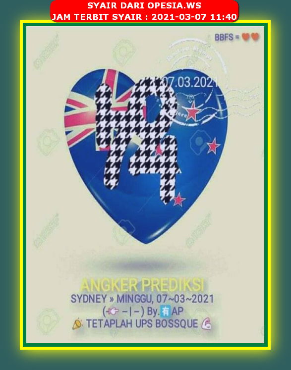PREDIKSI SIDNEY