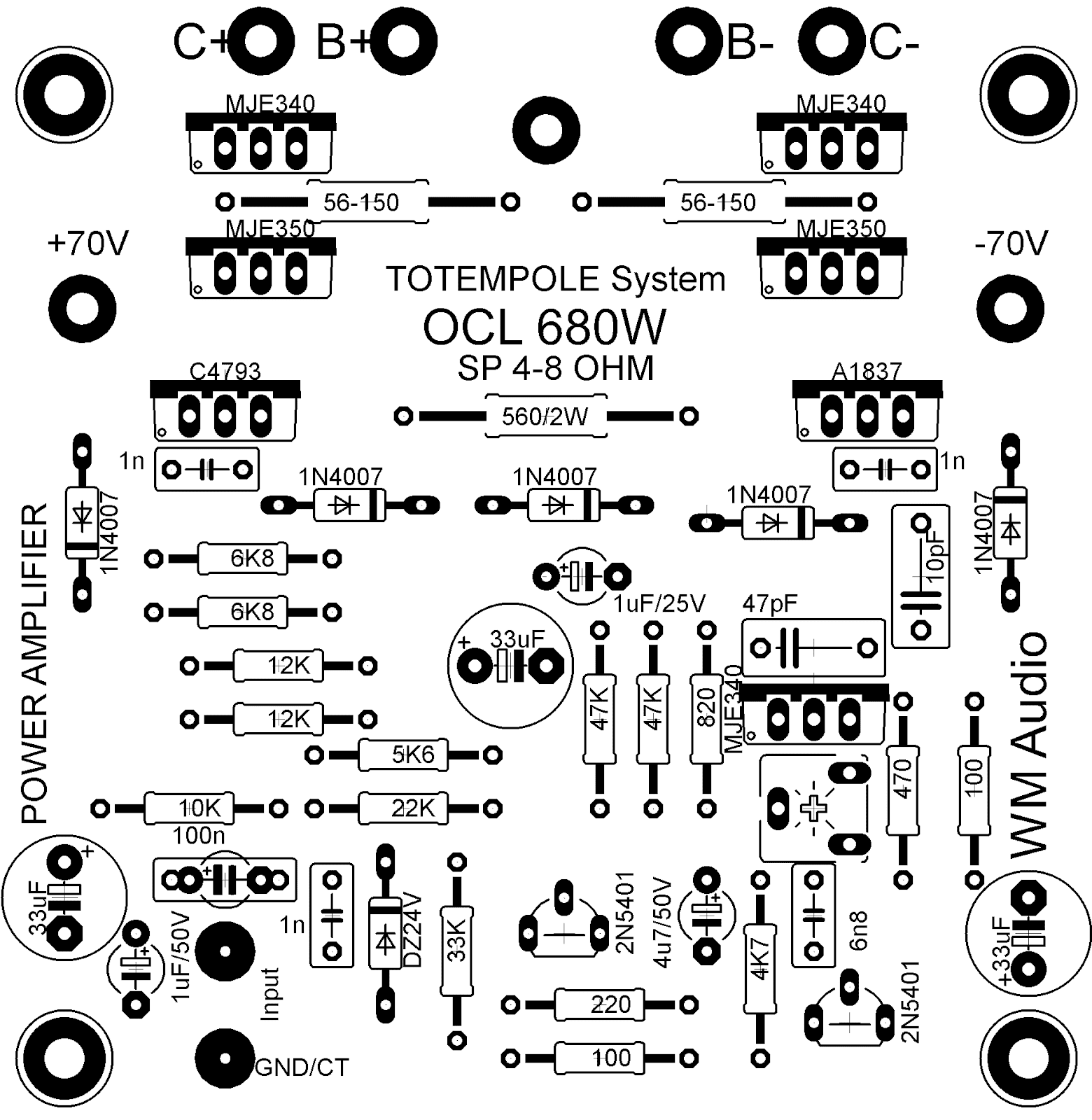 WM Audio SS: New OCL 680W Totempole System