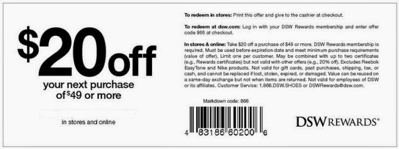 clarks in store coupon 2015