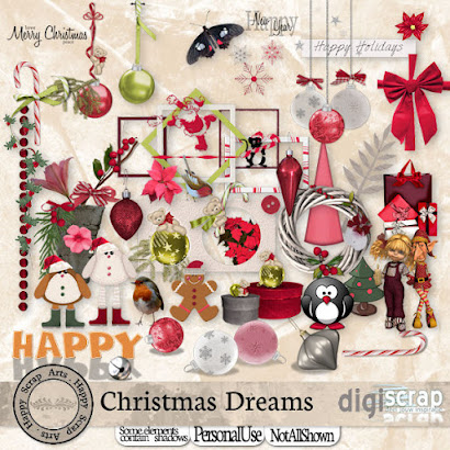 hier de nieuwe kit van Eileen HSA Christmas Dreams .