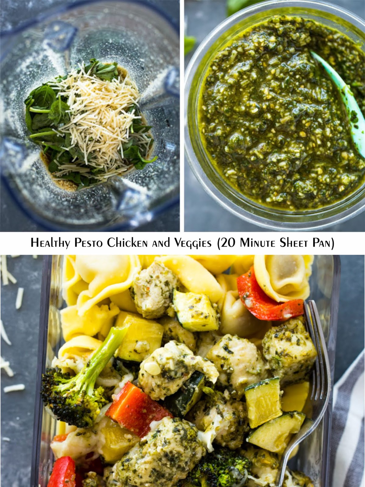 Healthy Pesto Chicken and Veggies (20 Minute Sheet Pan) EAT