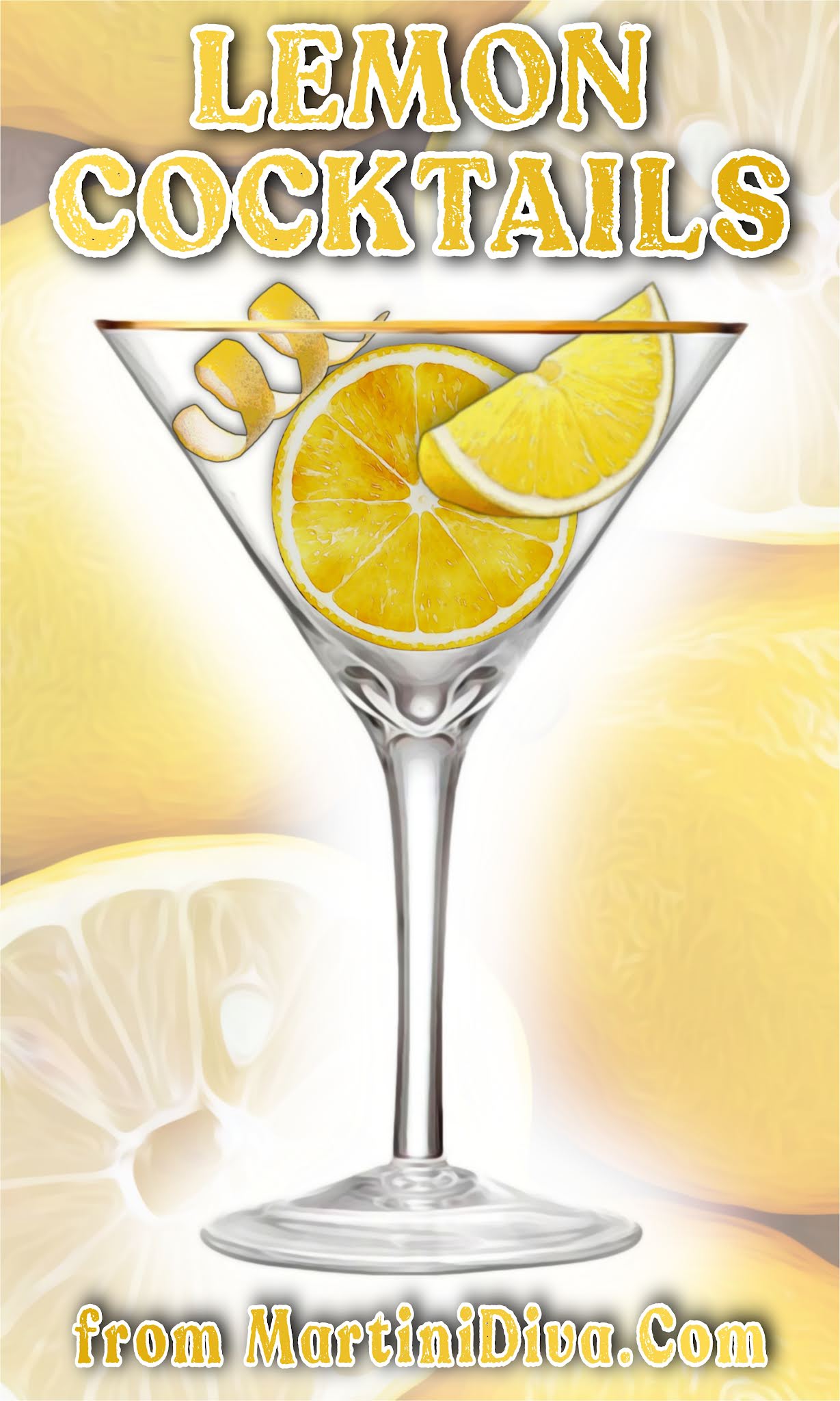 The MARTINI DIVA LEMON COCKTAILS