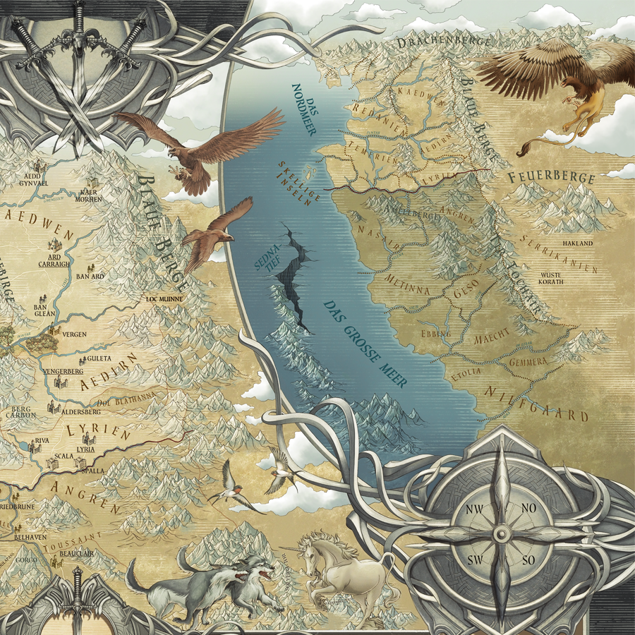 Die offizielle Karte von "Der Hexer"/"The Witcher" Die offizielle Karte von "Der Hexer"/"The Witcher"