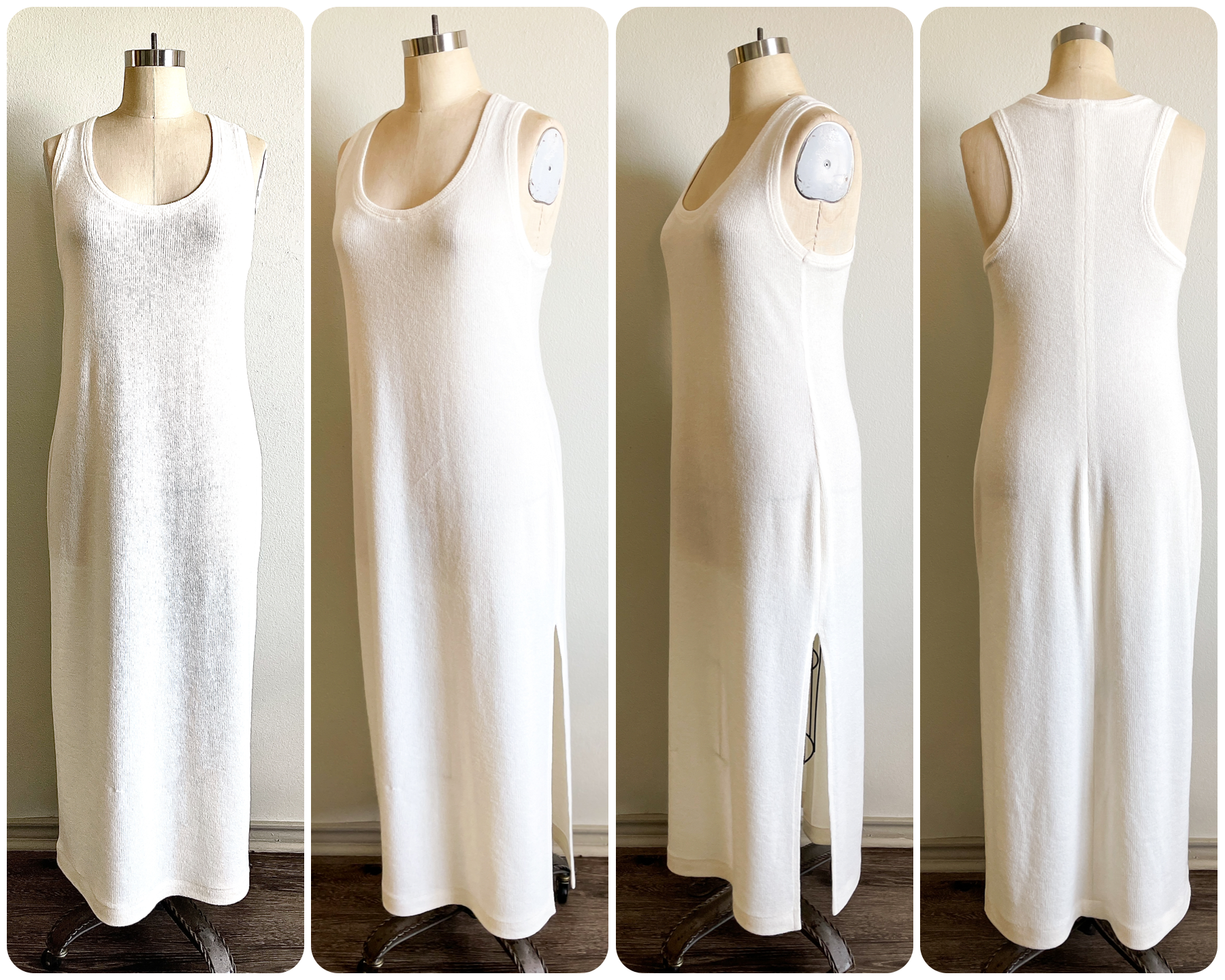 New Look 6210 - Rib Knit Maxi Dress - Erica Bunker DIY Style x Zelouf Fabrics