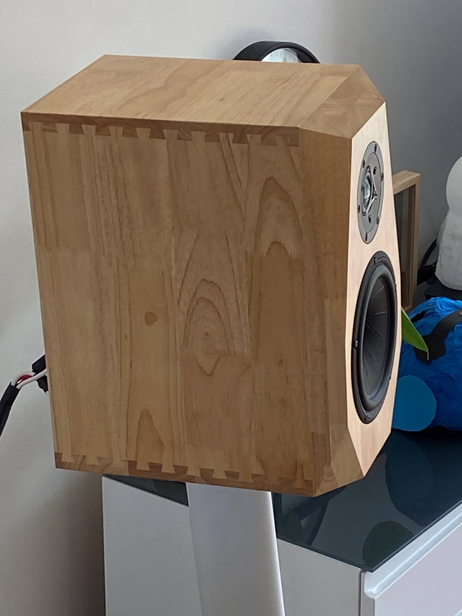 IWISTAO BLOGGER IWISTAO HIFI 2 Way 8 Inch Solid Wood Empty Speaker