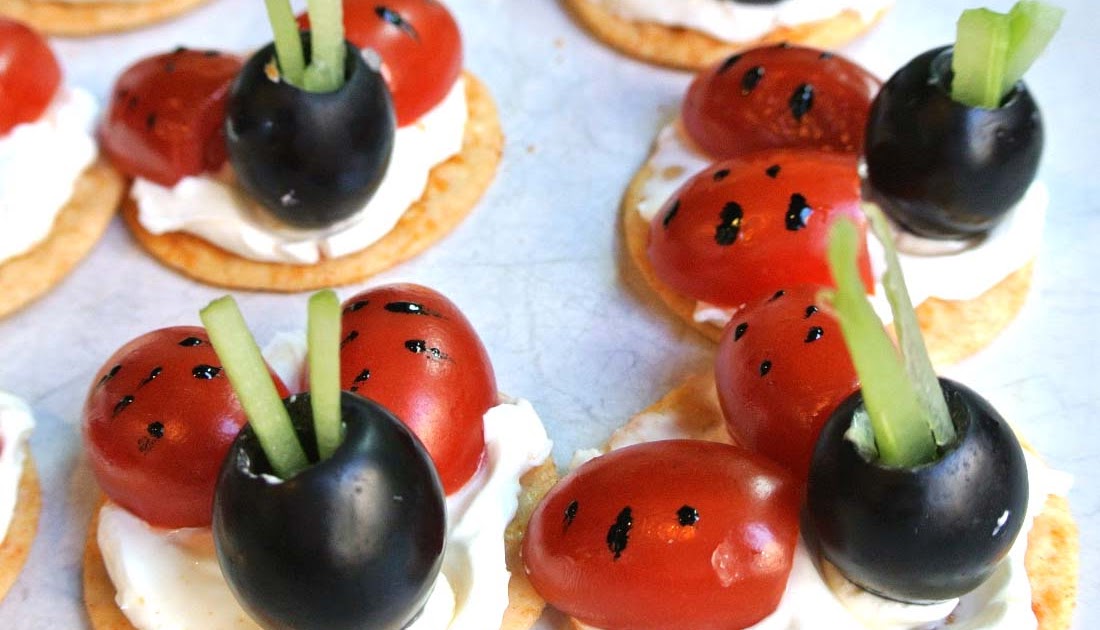 Mom, What's For Dinner?: Ladybug Canape Appetizers gluten free