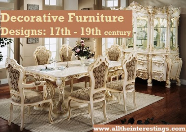 Decorative furniture designs from 17th to 19th centuries(100 pages book), ancient furniture history, antique designs furniture, antique furniture ideas