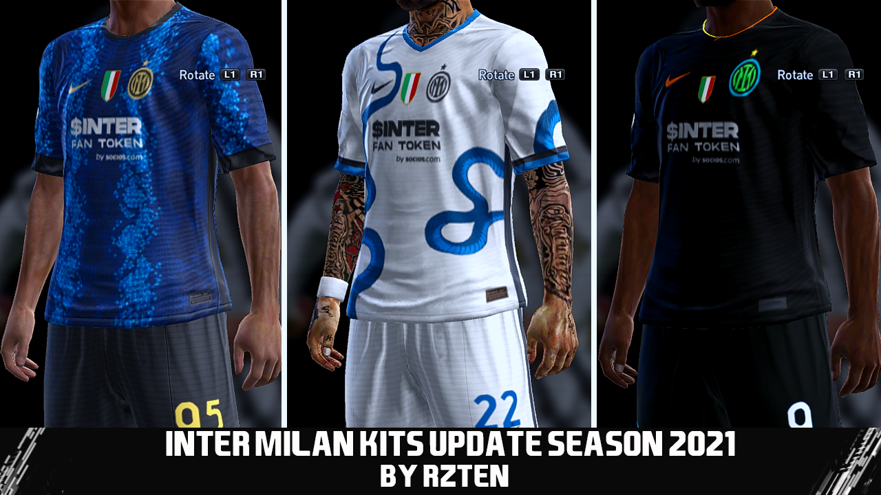INTER MILAN KITS UPDATE SEASON 2021/2022