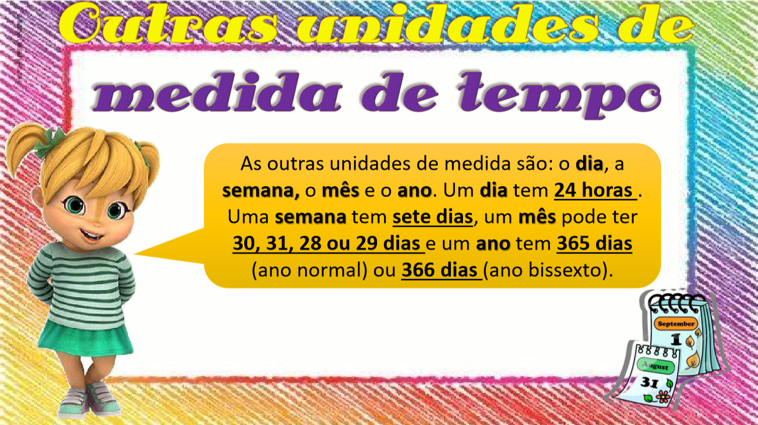 Horas, minutos e segundos - Planos de Aula - 3º Ano