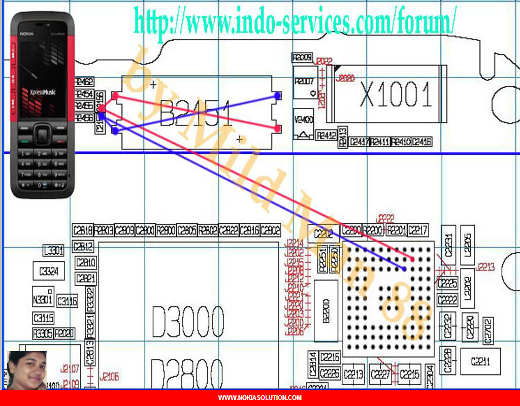 Nokia 5310 earpiece repiring | GSM SOLUTION IMAGE
