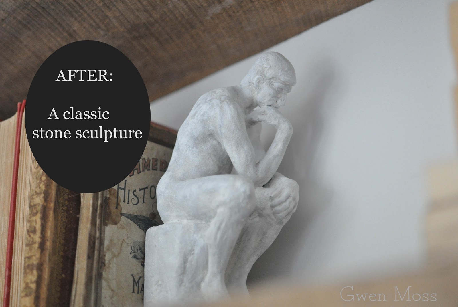 Gwen Moss how i transformed a cheap statue into a classic stone sculpture