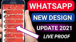 Whatsapp New Design 2021 // Whatsapp New Update 2021 // New Whatsapp