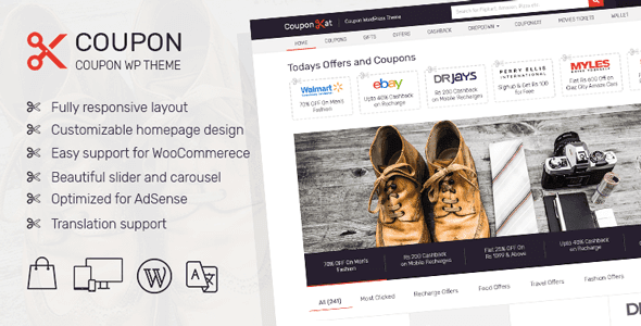 Coupon – WordPress Coupon Theme
