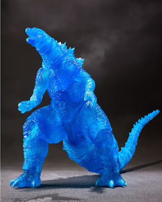 San Diego Comic-Con 2020 Exclusive Godzilla (2019) Blue Edition Vinyl Figure by S.H.MonsterArts x Tamashii Web Shop x Bluefin