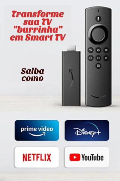 Transformar TV em Smart TV com Amazon Fire TV Stick