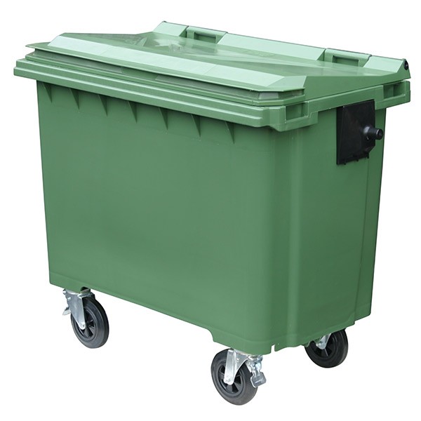 SUPPLIER OF INDUSTRIAL PLASTIC WASTE BINS WITH WHEELS AND WASTE