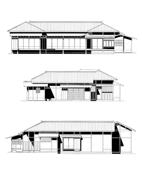Mặt đứng nhà gỗ truyền thống Nhật bản Mặt đứng nhà gỗ truyền thống Nhật bản